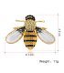 SB237 - Oil Diamond Bee Saree Brooch
